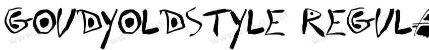 GoudyOldSTYLE REGULA字体转换